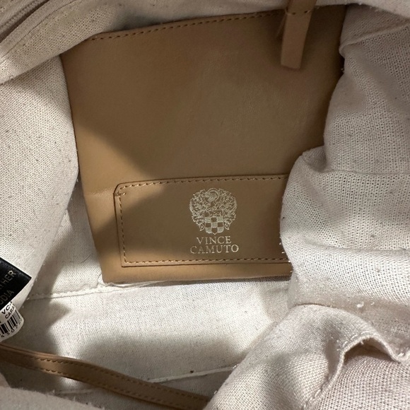 Vince Camuto Corin Tan Leather Hobo Bag - Picture 5 of 9